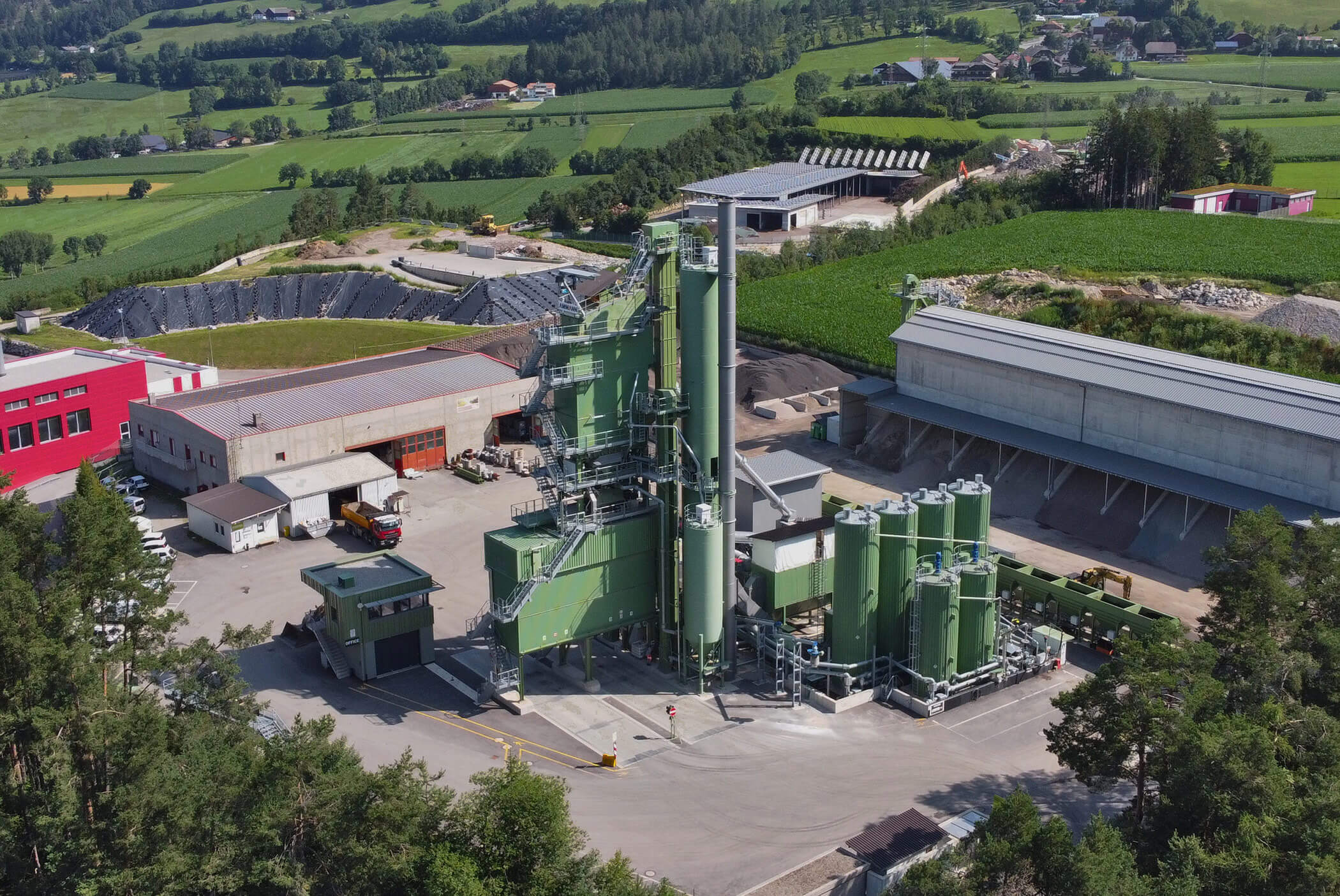 Kofler Rech Luftaufnahme