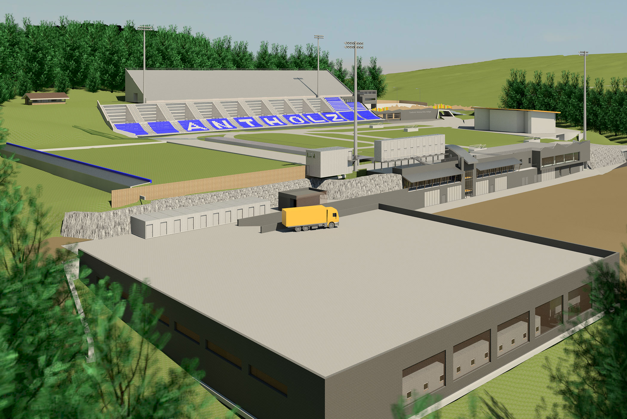 Rendering Biathlon Antholz