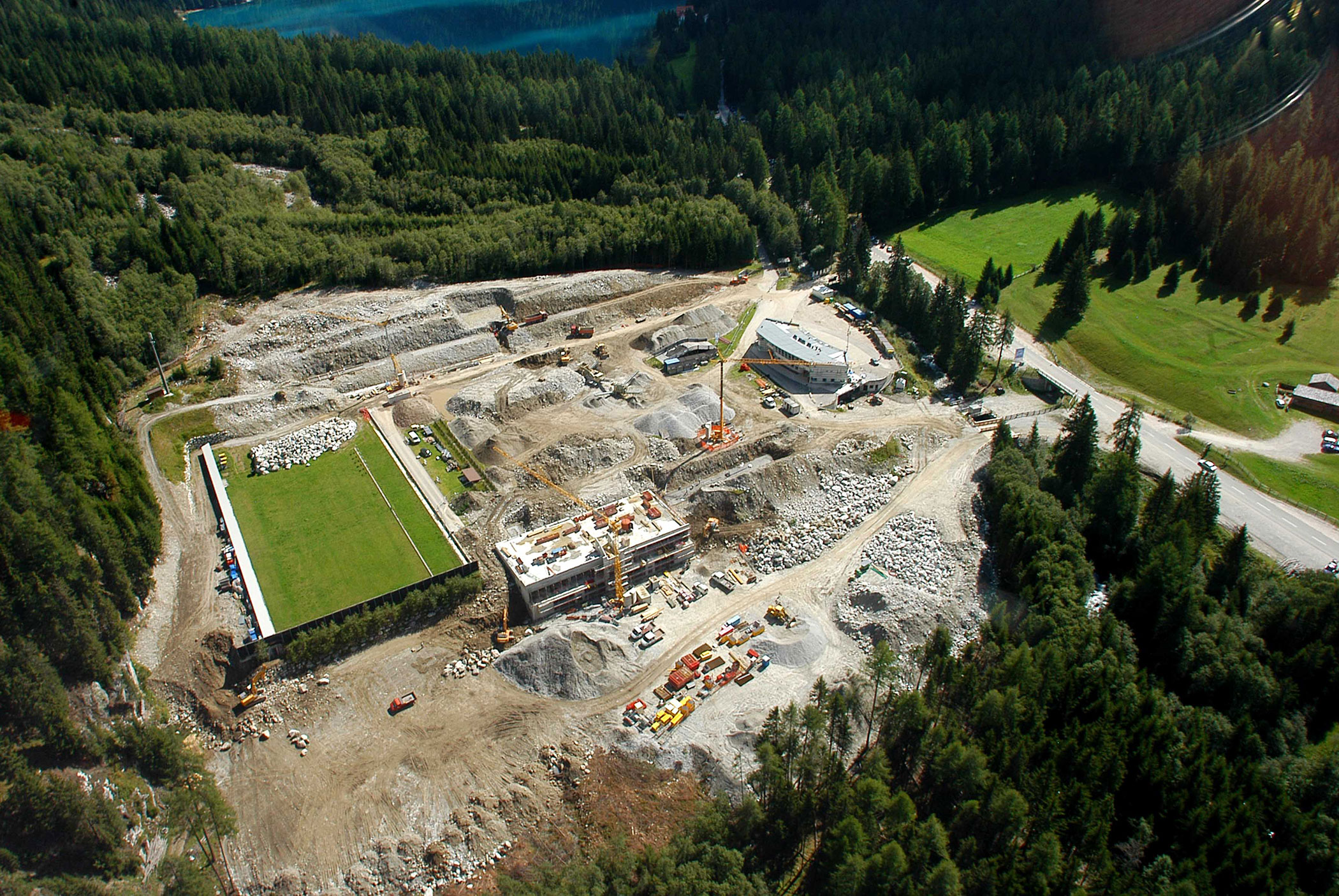 Biathlon Antholz Baustelle