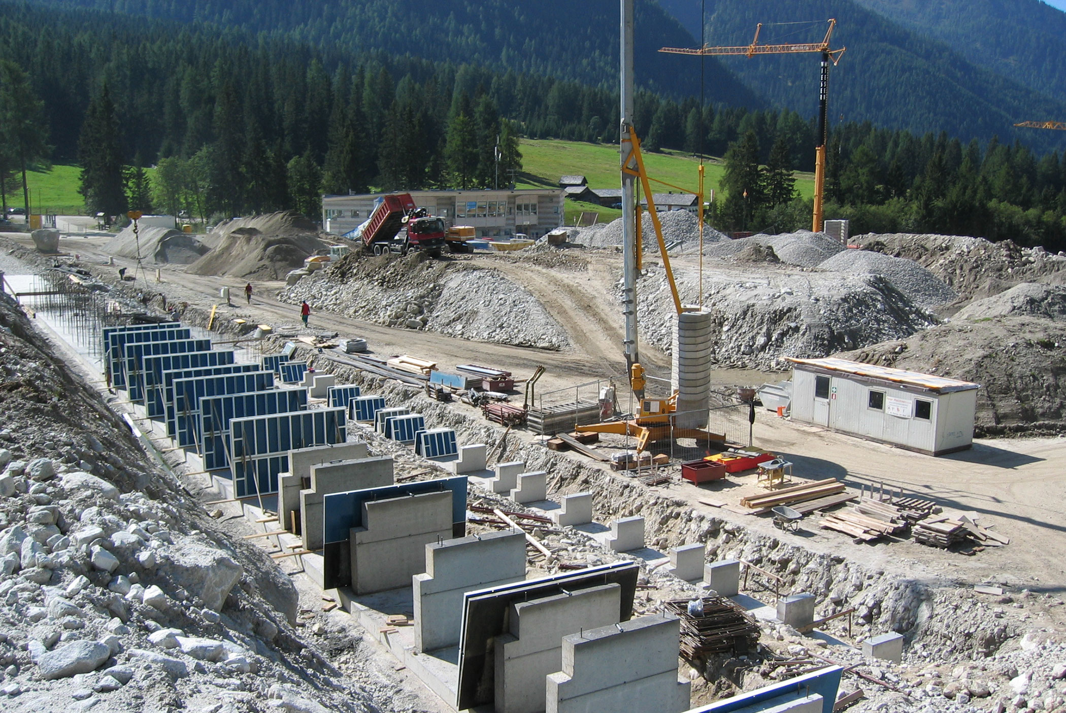 Biathlon Antholz - Bau für WM