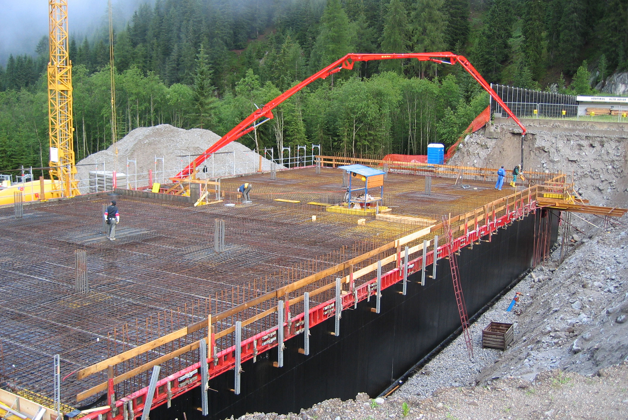 Biathlon Antholz in Bau