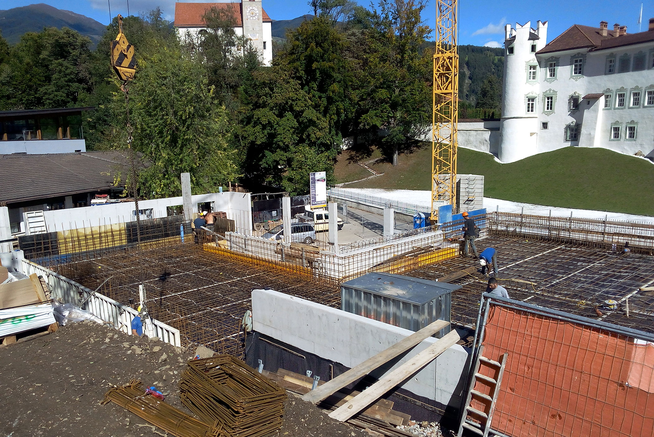 Feuerwehrhalle Ehrenburg in Bau