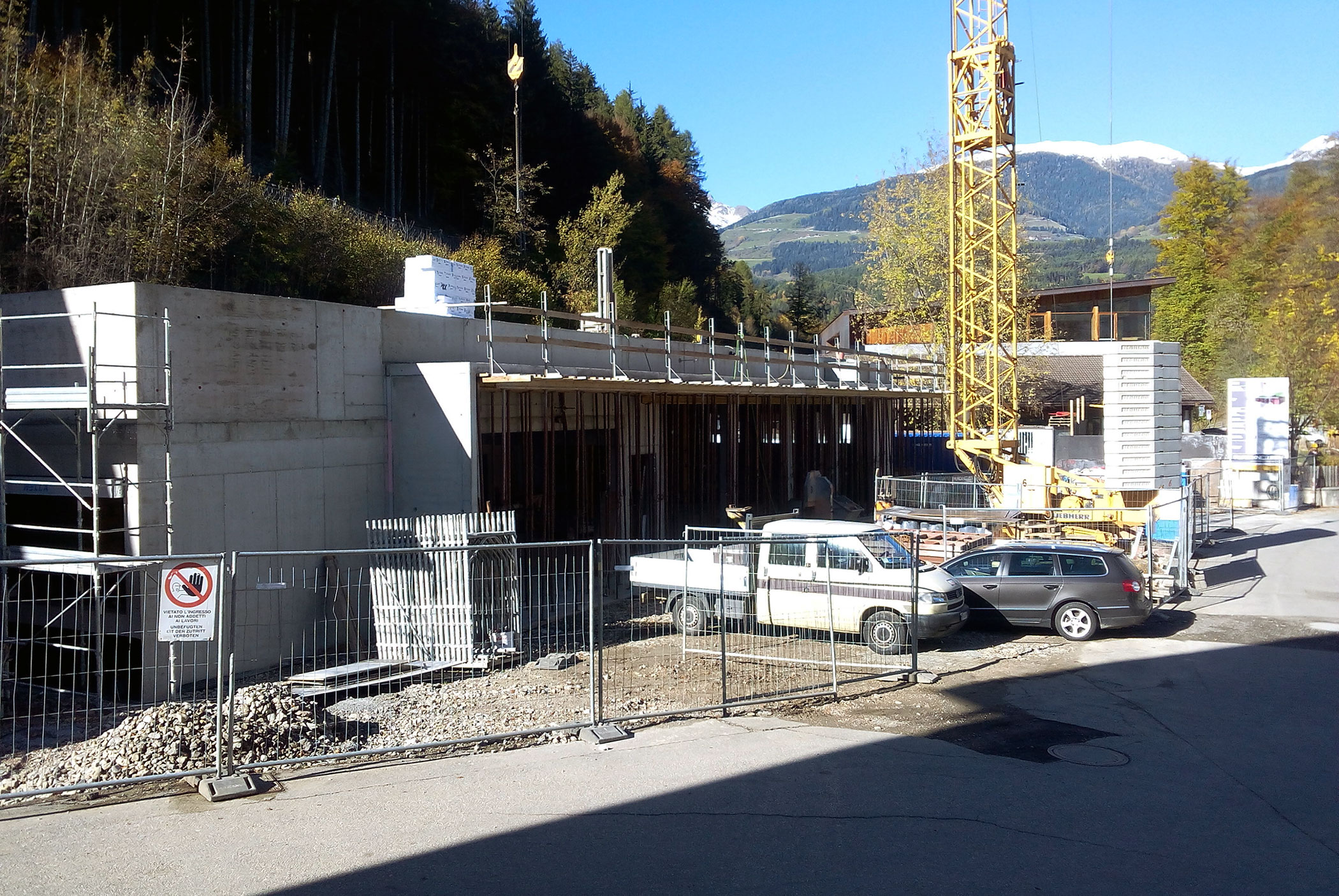 Baustelle - Feuerwehrhalle Ehrenburg